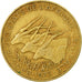 Coin, Central African States, 10 Francs, 1975, Paris, VF(20-25)