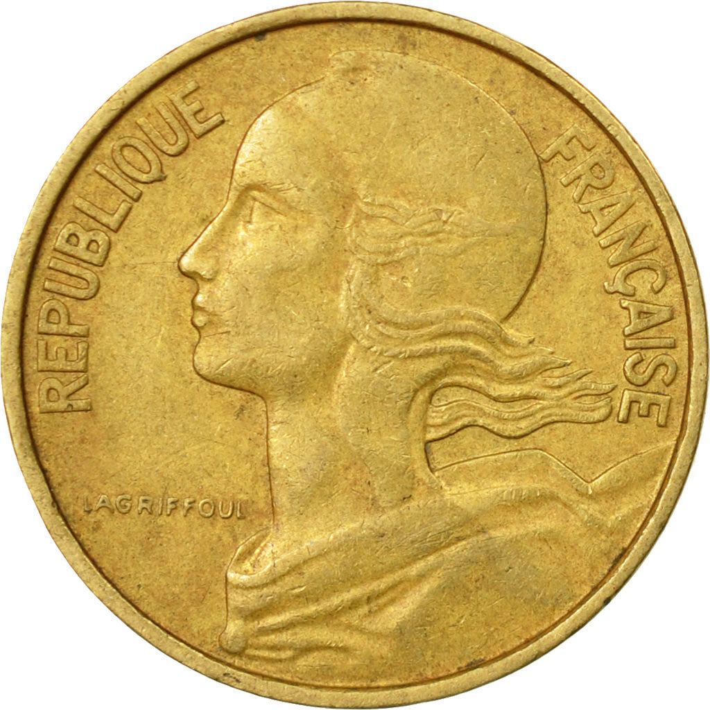 Coin, France, Marianne, 10 Centimes, 1964, Paris, EF(40-45), Aluminum-Bronze