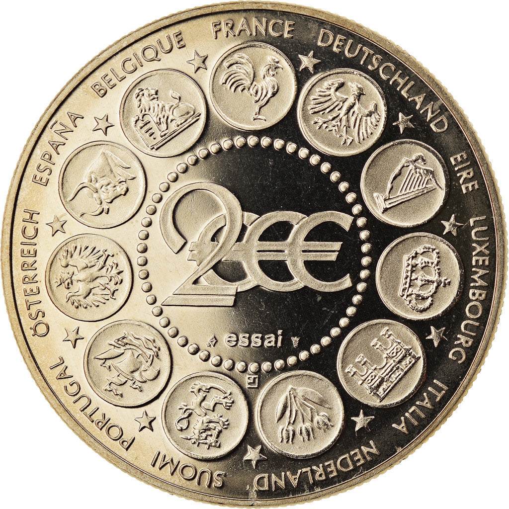 France, Medal, L'Europe, La Semeuse, Politics, Society, War, 2000, MS(65-70)