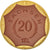 Moneda, Alemania, 20 Mark, 1921, SC, Porcelana