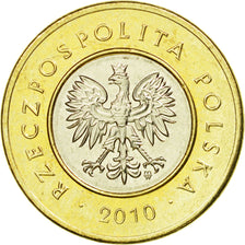 Coin, Poland, 2 Zlote, 2010, Warsaw, EF(40-45), Bi-Metallic, KM:283