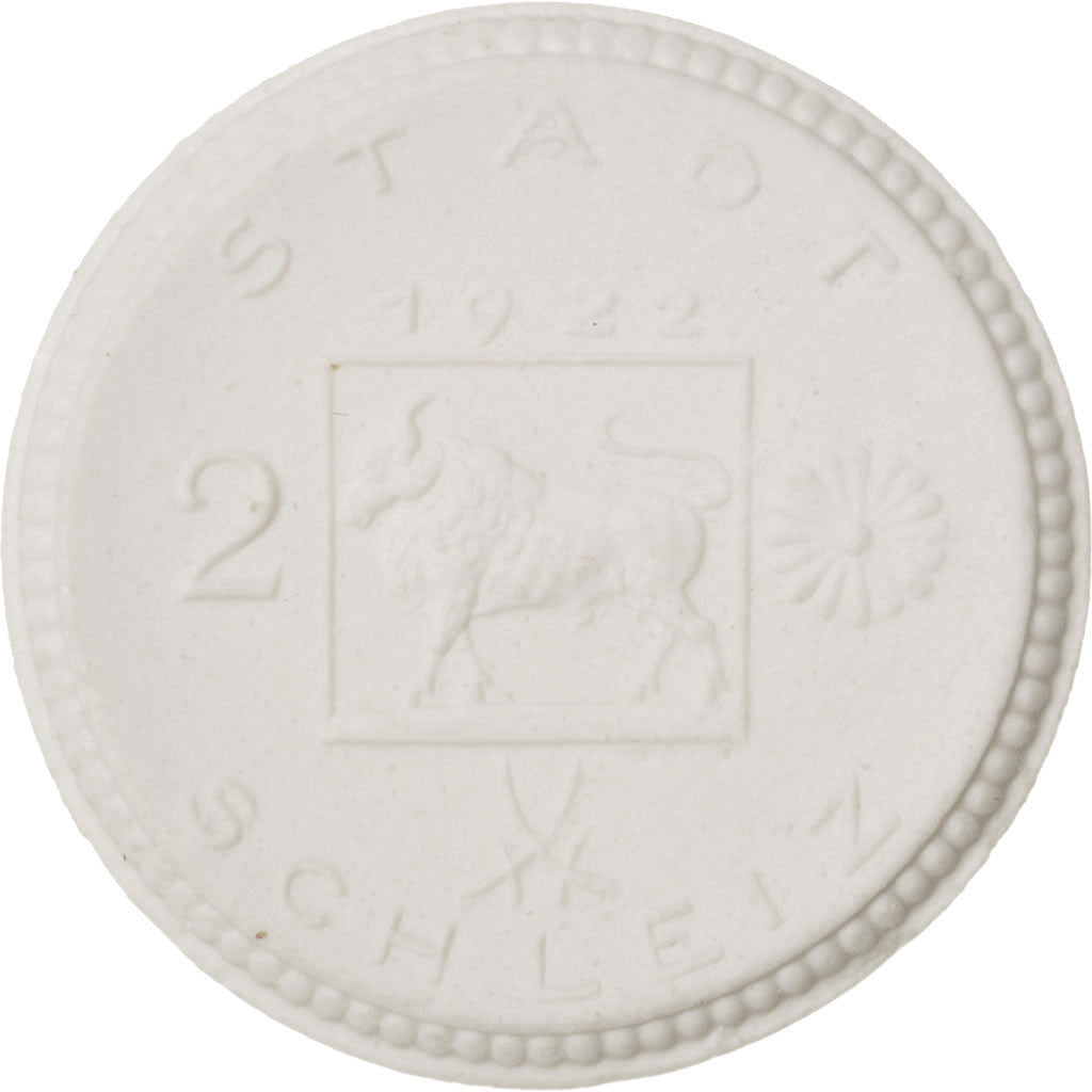 Münze, Deutschland, 2 Mark, 1922, UNZ, Porcelain