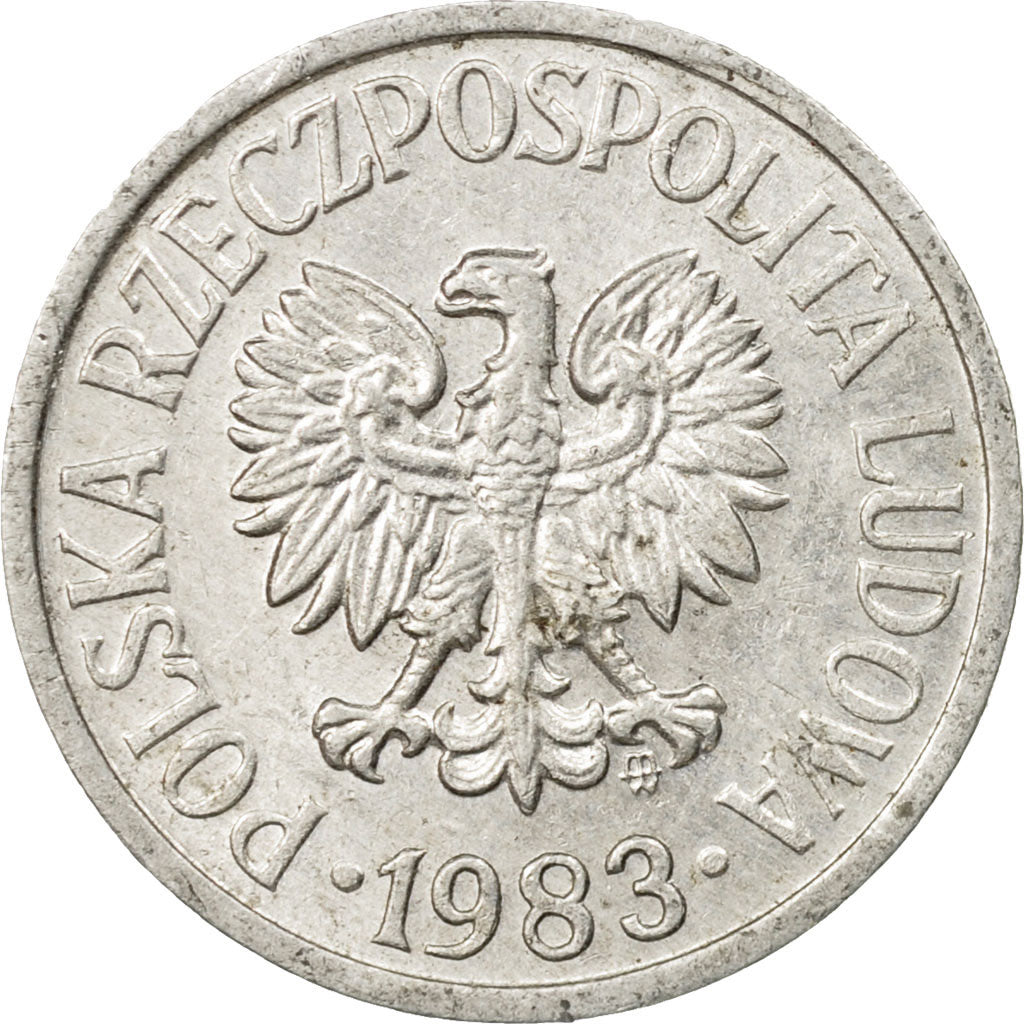 Monnaie, Pologne, 10 Groszy, 1983, Warsaw, TTB, Aluminium, KM:AA47