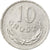 Coin, Poland, 10 Groszy, 1983, Warsaw, EF(40-45), Aluminum, KM:AA47
