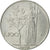 Moneda, Italia, 100 Lire, 1958, Rome, MBC, Acero inoxidable, KM:96.1