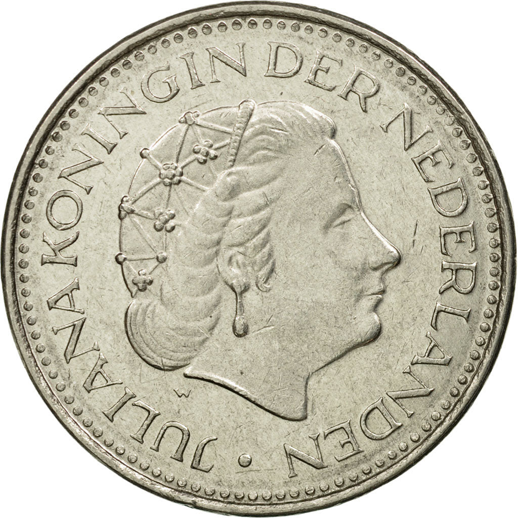 Coin, Netherlands, Juliana, Gulden, 1979, EF(40-45), Nickel, KM:184a