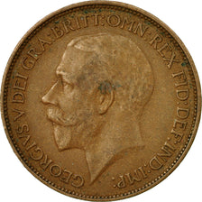 Coin, Great Britain, George V, 1/2 Penny, 1915, EF(40-45), Bronze, KM:809