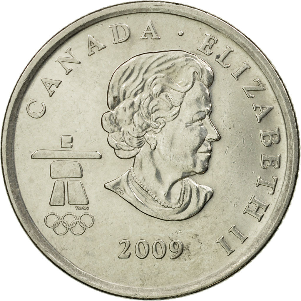 Coin, Canada, Elizabeth II, 25 Cents, 2009, Royal Canadian Mint, EF(40-45)