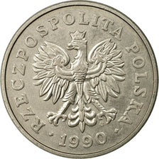 Münze, Polen, 50 Zlotych, 1990, Warsaw, SS, Copper-nickel, KM:216