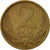 Moneda, Polonia, 2 Zlote, 1981, Warsaw, MBC, Latón, KM:80.1