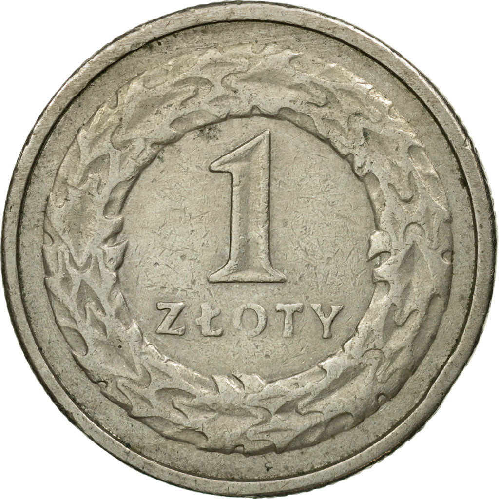 Coin, Poland, Zloty, Undated (1994), Warsaw, EF(40-45), Copper-nickel, KM:282