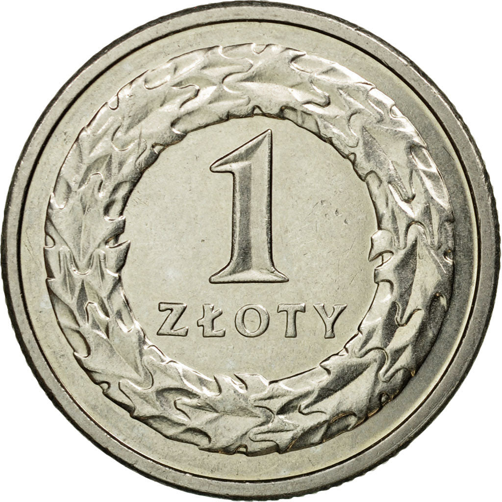 Coin, Poland, Zloty, 2009, Warsaw, EF(40-45), Copper-nickel, KM:282