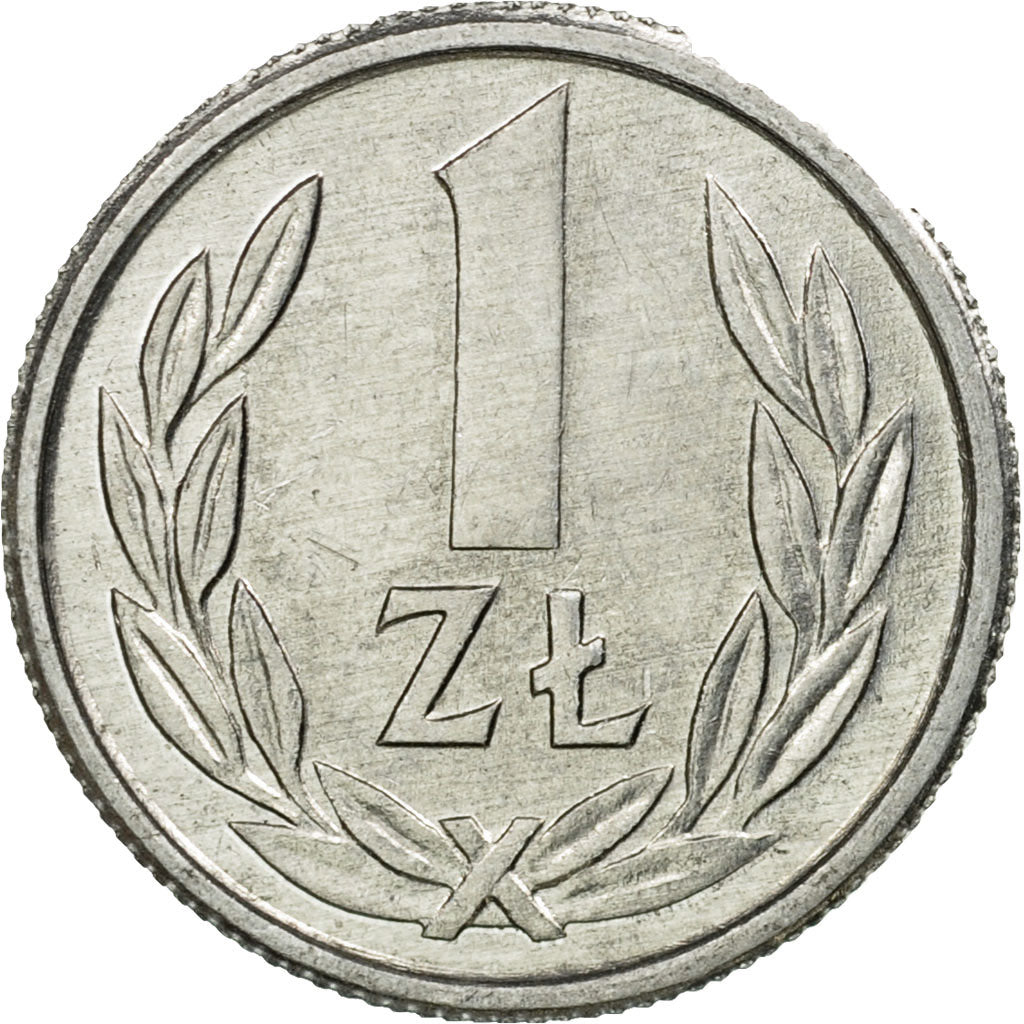 Monnaie, Pologne, Zloty, 1989, Warsaw, SUP, Aluminium, KM:49.3