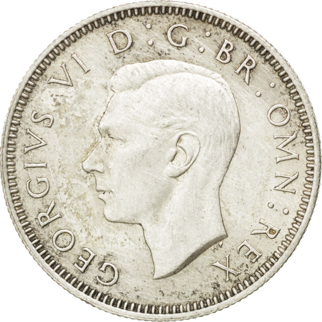GREAT BRITAIN, Shilling, 1946, KM #854, AU(50-53), Silver, 23.5, 5.64