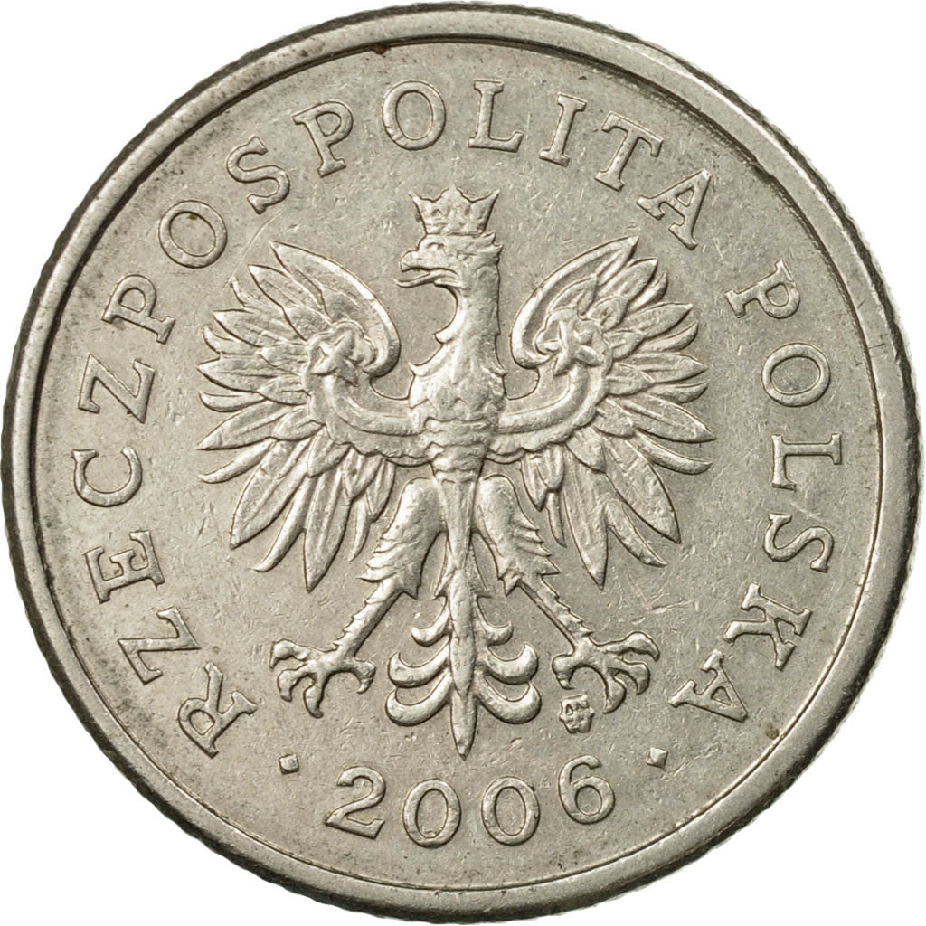 Moneda, Polonia, 20 Groszy, 2006, Warsaw, MBC, Cobre - níquel, KM:280