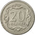 Moneda, Polonia, 20 Groszy, 2006, Warsaw, MBC, Cobre - níquel, KM:280