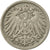 Moneda, ALEMANIA - IMPERIO, Wilhelm II, 5 Pfennig, 1906, Munich, BC+, Cobre -
