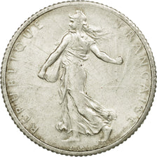 Coin, France, Semeuse, Franc, 1916, Paris, EF(40-45), Silver, KM:844.1