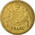 Coin, Monaco, Franc, 1943, Poissy, EF(40-45), Cupro-Aluminium, Gadoury:MC 132