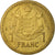 Moneda, Mónaco, Franc, 1943, Poissy, MBC, Cuproaluminio, Gadoury:MC 132
