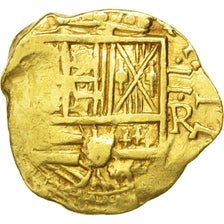 Spain, 2 Escudos, Ségovie, VF(30-35), Gold, 6.64