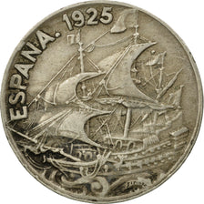 Coin, Spain, Alfonso XIII, 25 Centimos, 1925, Madrid, VF(30-35), Copper-nickel