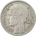 Coin, France, Morlon, 2 Francs, 1945, Castelsarrasin, EF(40-45), Aluminum