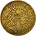 Coin, Tunisia, Anonymous, 2 Francs, 1921, Paris, EF(40-45), Aluminum-Bronze
