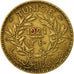 Moneta, Tunisia, Anonymous, 2 Francs, 1921, Paris, EF(40-45), Aluminium-Brąz
