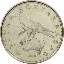 Coin, Hungary, 5 Forint, 2001, Budapest, EF(40-45), Nickel-brass, KM:694