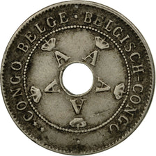 Moneda, Congo belga, 10 Centimes, 1910, Heaton, MBC, Cobre - níquel, KM:18