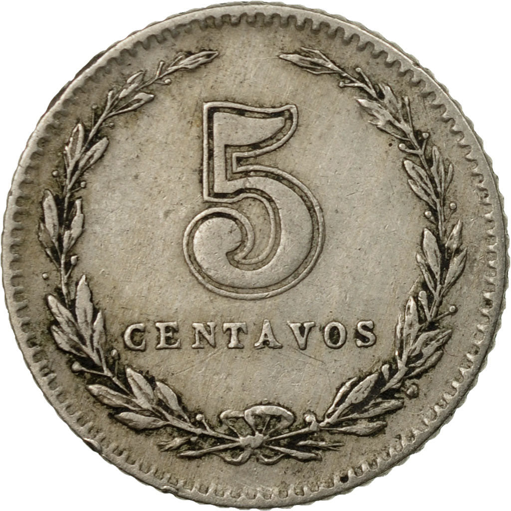 Coin, Argentina, 5 Centavos, 1920, VF(30-35), Copper-nickel, KM:34
