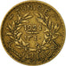 Moneda, Túnez, Muhammad al-Nasir Bey, 50 Centimes, 1921, Paris, MBC, Plata