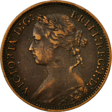 Coin, Great Britain, Victoria, Farthing, 1878, VF(20-25), Bronze, KM:753