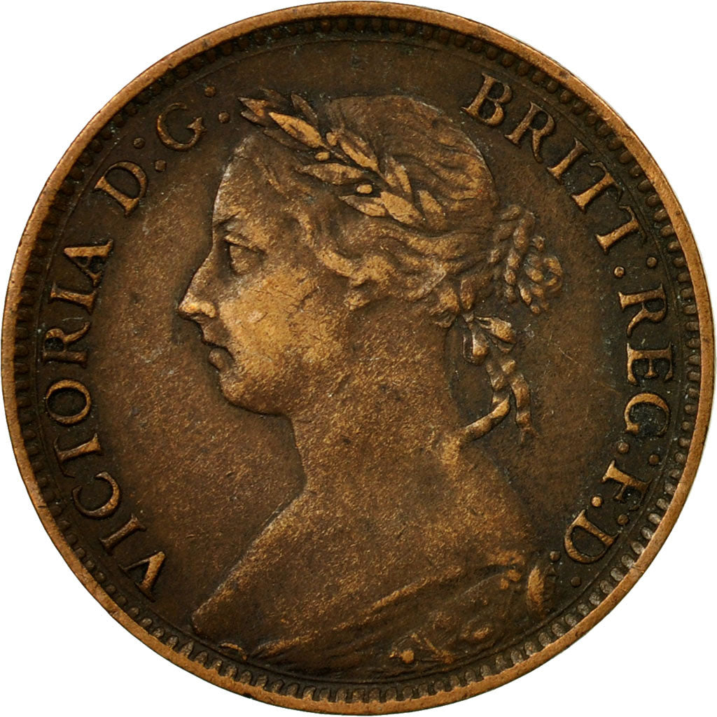 Coin, Great Britain, Victoria, Farthing, 1894, VF(20-25), Bronze, KM:753