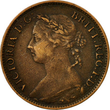Coin, Great Britain, Victoria, Farthing, 1894, VF(20-25), Bronze, KM:753