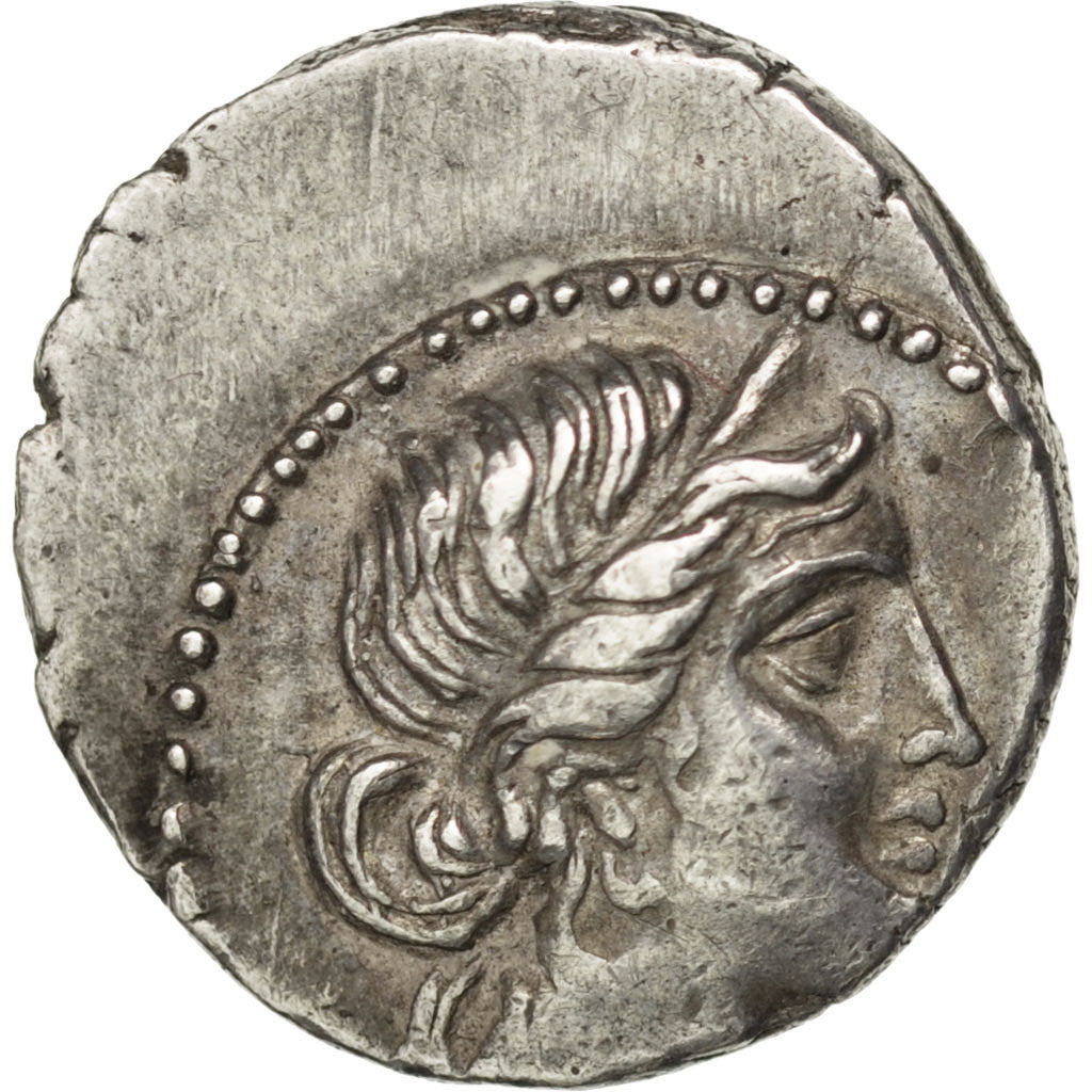 Munten, Julius Caesar, Denarius, PR+, Zilver, Cohen:12