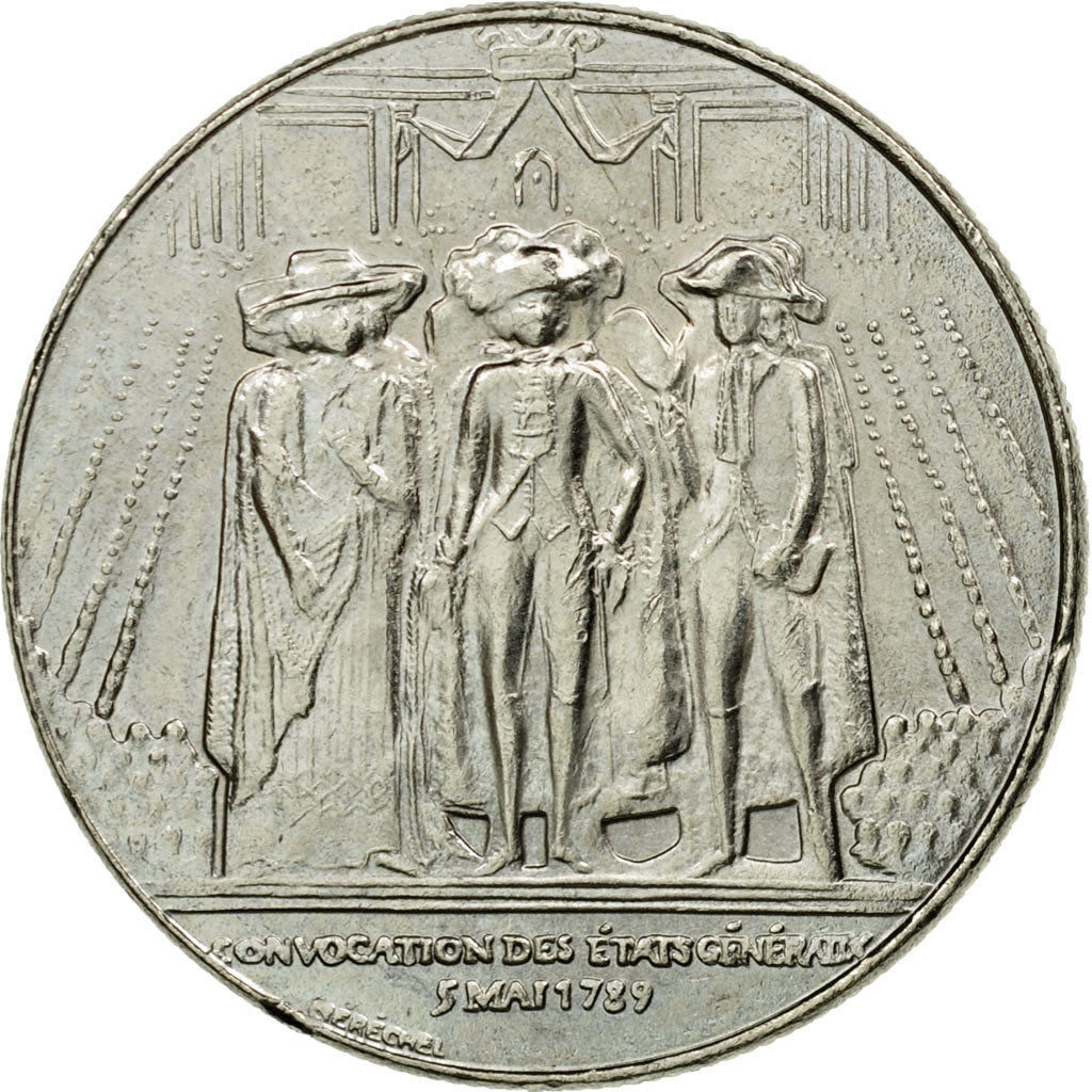 Munten, Frankrijk, États généraux, Franc, 1989, Paris, PR, Nickel, KM:967