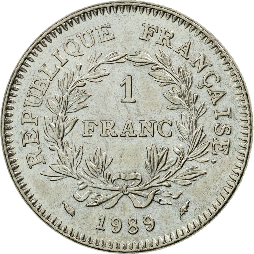 Munten, Frankrijk, États généraux, Franc, 1989, Paris, PR, Nickel, KM:967