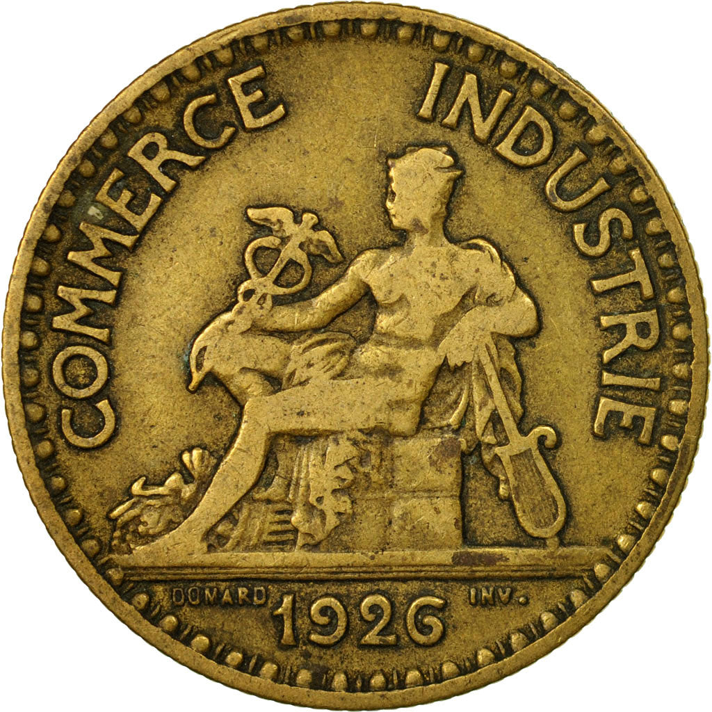 Coin, France, Chambre de commerce, 2 Francs, 1926, Paris, VF(30-35)