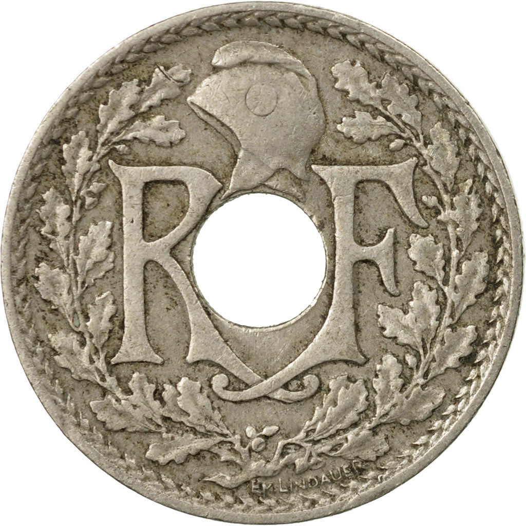 Monnaie, France, Lindauer, 5 Centimes, 1918, Paris, TTB, Copper-nickel