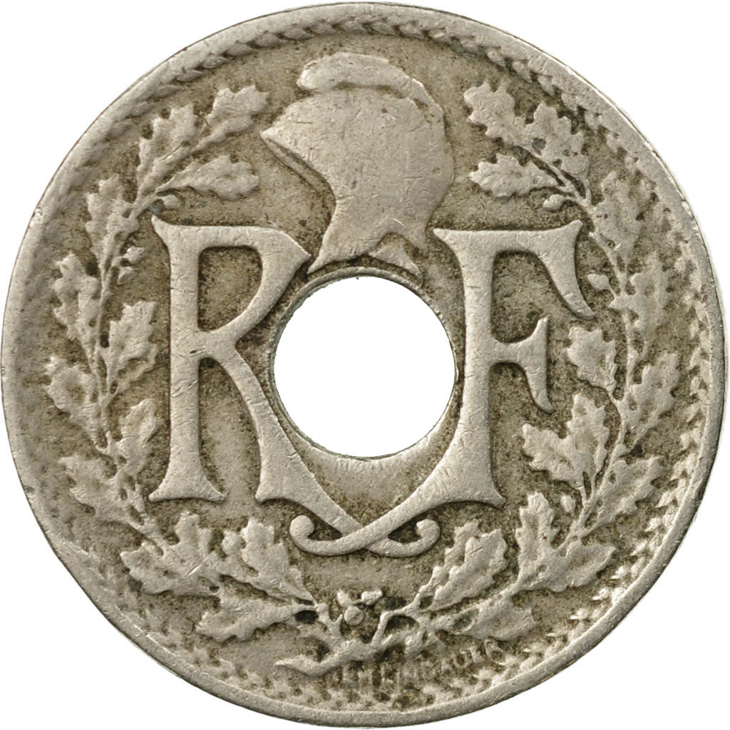 Moneta, Francia, Lindauer, 5 Centimes, 1919, Paris, BB, Rame-nichel, KM:865