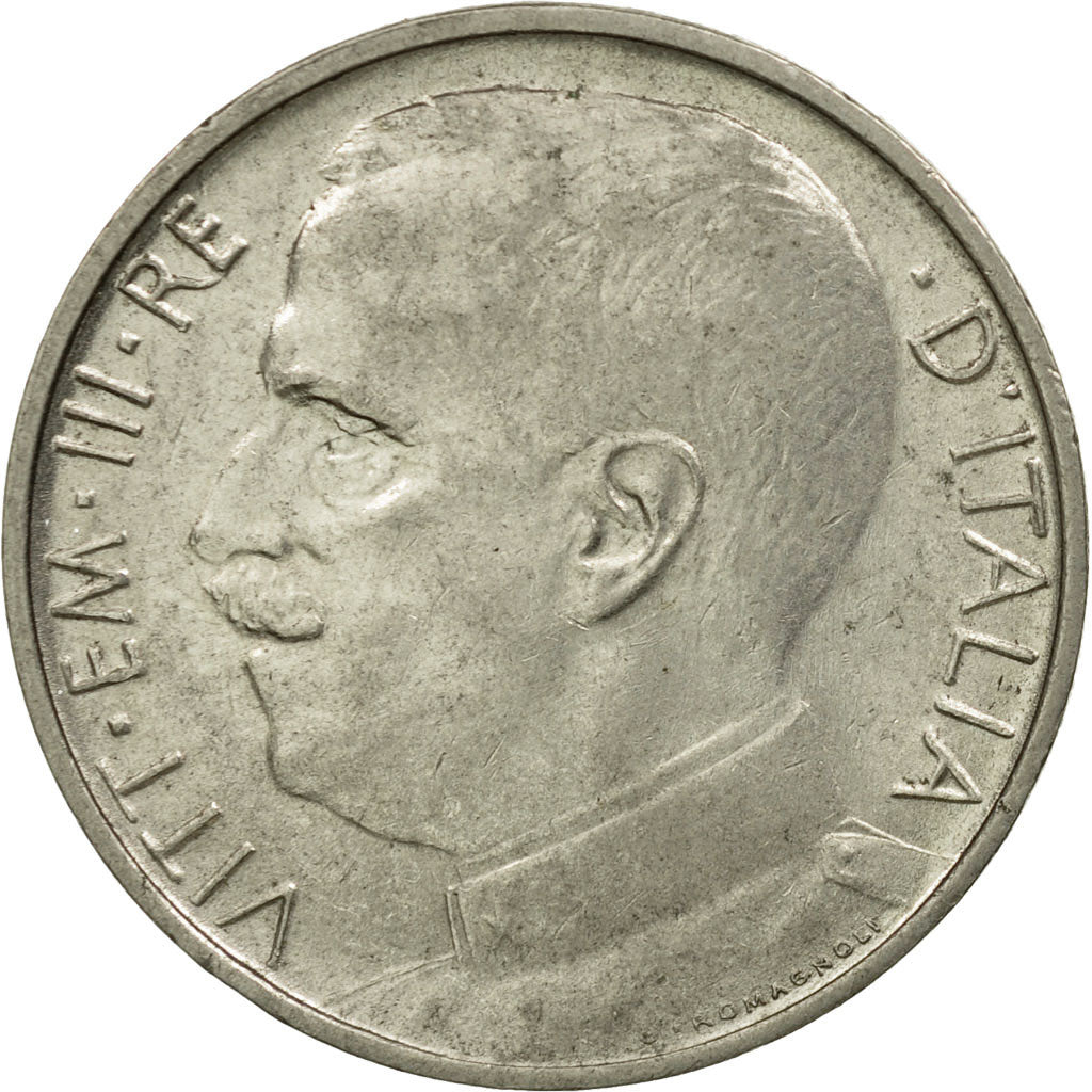 Coin, Italy, Vittorio Emanuele III, 50 Centesimi, 1920, Rome, AU(55-58), Nickel
