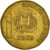 Moneda, República Dominicana, Peso, 1992, BC+, Latón, KM:80.1