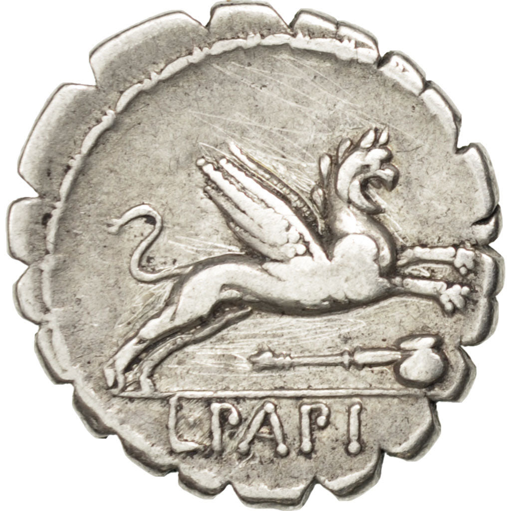 Papia, Denier serratus, Rome, RCV 311
