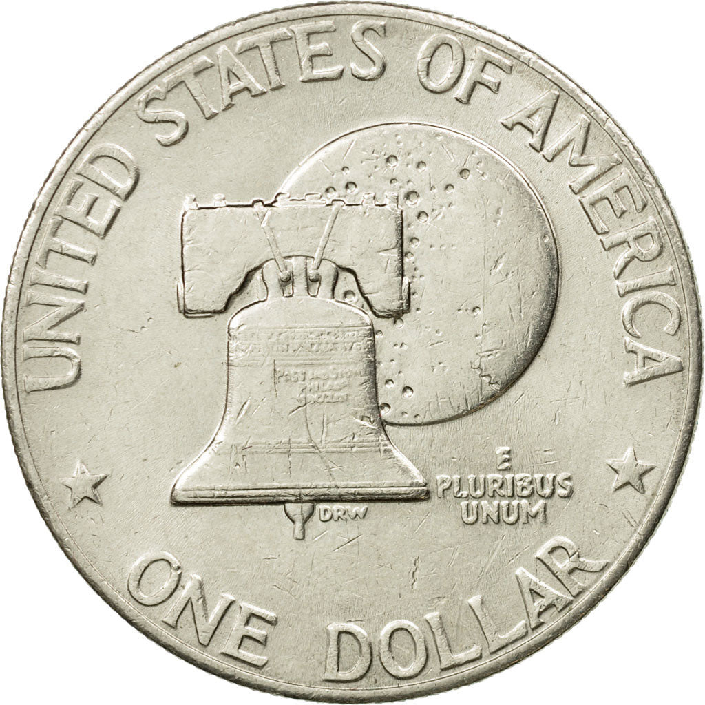 Coin, United States, Eisenhower Dollar, Dollar, 1976, U.S. Mint, Philadelphia