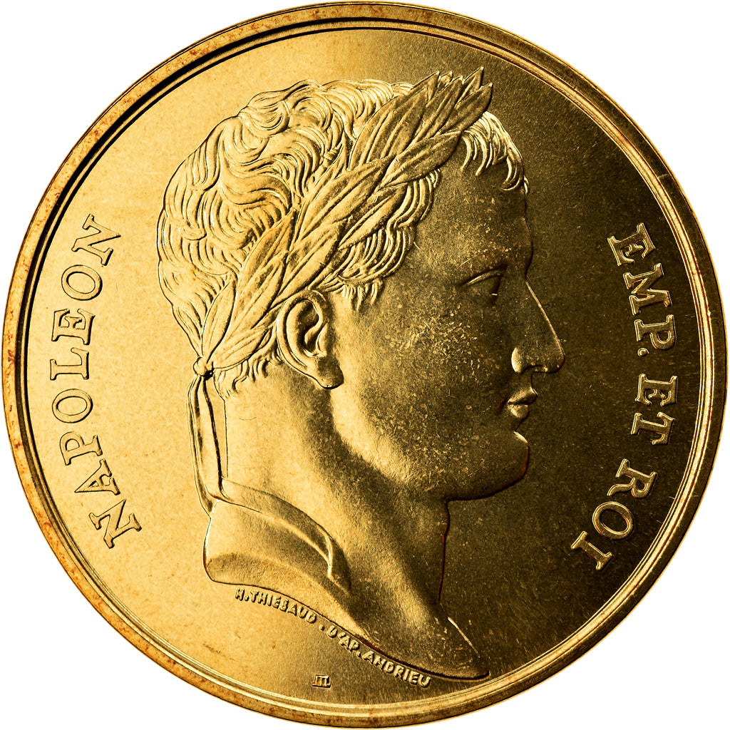 France, Medal, Le sacre de Napoléon Ier par Pie VII, Thiébaud, MS(65-70)