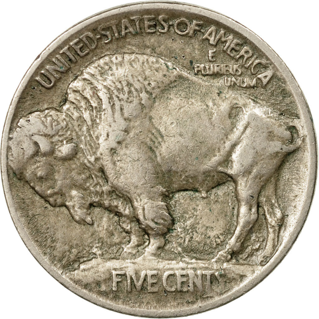 Coin, United States, Buffalo Nickel, 5 Cents, 1913, U.S. Mint, Philadelphia