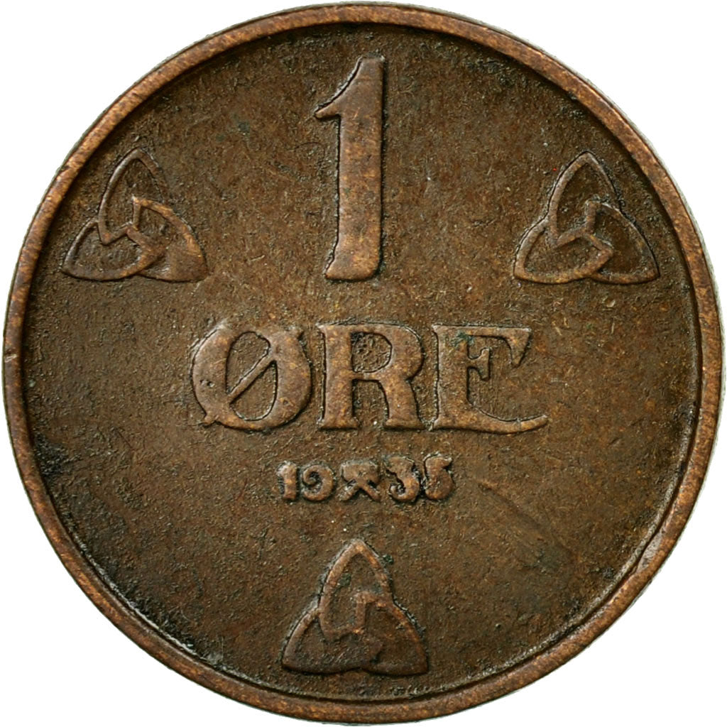 Coin, Norway, Haakon VII, Ore, 1938, VF(30-35), Bronze, KM:367