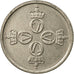 Moneda, Noruega, Olav V, 25 Öre, 1977, MBC, Cobre - níquel, KM:417